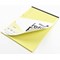 Silvine SEN Refill Pad, A4, Ruled With Margin, Tinted Coloured Papers, 100 Pages, Yellow, Pack of 6