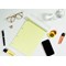Silvine SEN Refill Pad, A4, Ruled With Margin, Tinted Coloured Papers, 100 Pages, Yellow, Pack of 6