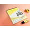 Silvine SEN Refill Pad, A4, Ruled With Margin, Tinted Coloured Papers, 100 Pages, Yellow, Pack of 6