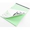 Silvine SEN Refill Pad, A4, Ruled With Margin, Tinted Coloured Papers, 100 Pages, Green, Pack of 6