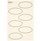 Avery UK Dissolvable Labels 55 x 29mm White with black rims (Pack 18 Labels) - SOLUB18.UK