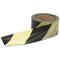 5 Star Office Barrier Tape in Dispenser Box 70mmx500m Yellow and Black
