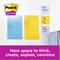 Post-it Super Sticky Large Notes Lined 101x152mm Assorted Colours Promo Pack 90 Sheets per Pad (Pack 4 + 2 Free) - 7100263461