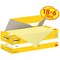 Post-it Notes 76x76mm Canary Yellow Promo Pack 100 Sheets per Pad (Pack 18 + 6 Free) - 7100319213