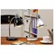 Unilux Retro Desk Lamp / Fluorescent / Flexible Arm / Ventilated Shade / H400mm / 12W / Black