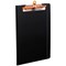 Exacompta Exactive Foldover Polypropylene Clipboard, A4, Black