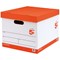 5 Star Storage Boxes, Red & White, Pack of 10