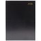 ValueX A4 Desk Appointment Diary, Day Per Page, Black, 2025