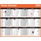 ValueX 2025 Year To View Calendar, 250 x 205mm