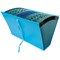5 Star Expanding File with Cloth Ties, 16 Pockets, A-Z, Quarters, 1-31, Foolscap, Blue