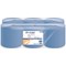 2Work 3-Ply Centrefeed Roll, 135m, Blue, Pack of 6