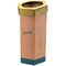 2Work Recycling Bin, 120 Litres, Green, Pack of 3