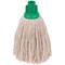 2Work Twine Rough Socket Mop 12oz Green (Pack of 10) 2W04288