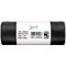 2Work Heavy Duty Refuse Sack, 100 Litre, Black, Pack of 200