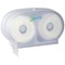 2Work Micro Twin Toilet Roll, 2-Ply, 125m, Pack of 24