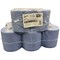 2Work 2-Ply Embossed Centrefeed Roll 50m Blue (Pack of 6) 2W10167