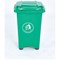 2Work Static Bin with Feet 50 Litre Green