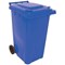 2Work Wheelie Bin 240 Litre Blue