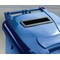 2Work Wheelie Bin Waste Slot Lid 120 Litre Blue
