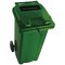 2Work Wheelie Bin Waste Slot Lid 140 Litre Green