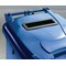 2Work Wheelie Bin Waste Slot Lid 360 Litre Blue
