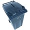 2Work Wheelie Bin Waste Slot Lid 360 Litre Grey