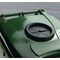 2Work Wheelie Bin 140 Litre with Bottle Bank and Lock Green