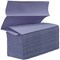 2Work 1-Ply M-Fold Hand Towel, Blue, Pack of 3000