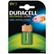 Duracell Rechargeable Battery, Accu NiMH 170mAh 9V