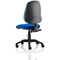 5 Star Office 1 Lever High Back Permanent Contact Chair Blue 480x450x490-590mm
