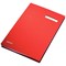 Signature Book, 340x240mm, 20 Compartments, Red