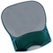 Mouse Mat Pad with Wrist Rest, Gel, Translucent Blue