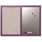 BiSilque Combination Notice & Magnetic Board / W600xH450mm / Lavender