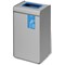 Durable Durasort Paper Recycables Collector, 55 Litres, Grey/Blue