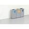 Durable Durasort Paper Recycables Collector, 55 Litres, Grey/Blue