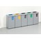 Durable Durasort Paper Recycables Collector, 55 Litres, Grey/Blue