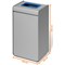 Durable Durasort Paper Recycables Collector, 55 Litres, Grey/Blue