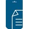 Durable Durasort Paper Recycables Collector, 55 Litres, Grey/Blue