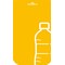 Durable Durasort Plastic Recycables Collector, 55 Litres, Grey/Yellow