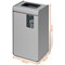 Durable Durasort General Waste Recycables Collector, 55 Litres, Grey/Black