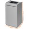 Durable Durasort General Waste Recycables Collector, 55 Litres, Grey/Black