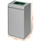 Durable Durasort Glass Recycables Collector, 55 Litres, Grey/Green