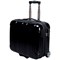 JSA Business Trolley with Removable Laptop Case, ABS Polycarbonate, Black
