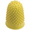 Quality Rubber Thimblettes - Size 2 Large, Yellow, Pack of 10