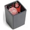 Durable Small Coffee Point Waste Bin, Charcoal