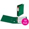 5 Star A4 Lever Arch Files, Plastic, Green, Pack of 10