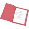 5 Star Square Cut Folders, 180gsm, Foolscap, Red, Pack of 100