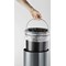 Durable Round Powder Coated Metal Pedal Bin, 20 Litre, Charcoal