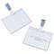 5 Star Security Badges with Plastic Clip, Landscape, 90x60mm, Pack of 25