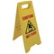 2-Sided A-Frame Sign - "Caution Wet Floor", "Cleaning in Progress Yellow"